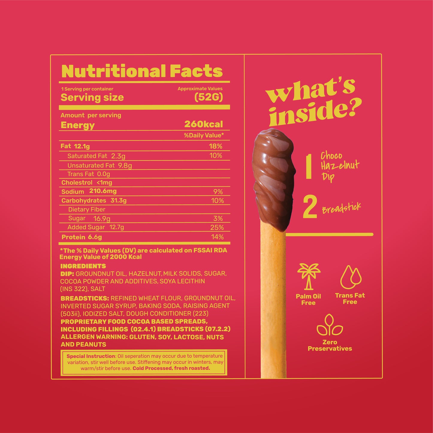 Choco Hazelnut Dibs - Pack of 4