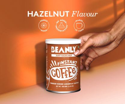 Just Hazelnut Instant Coffee 100g