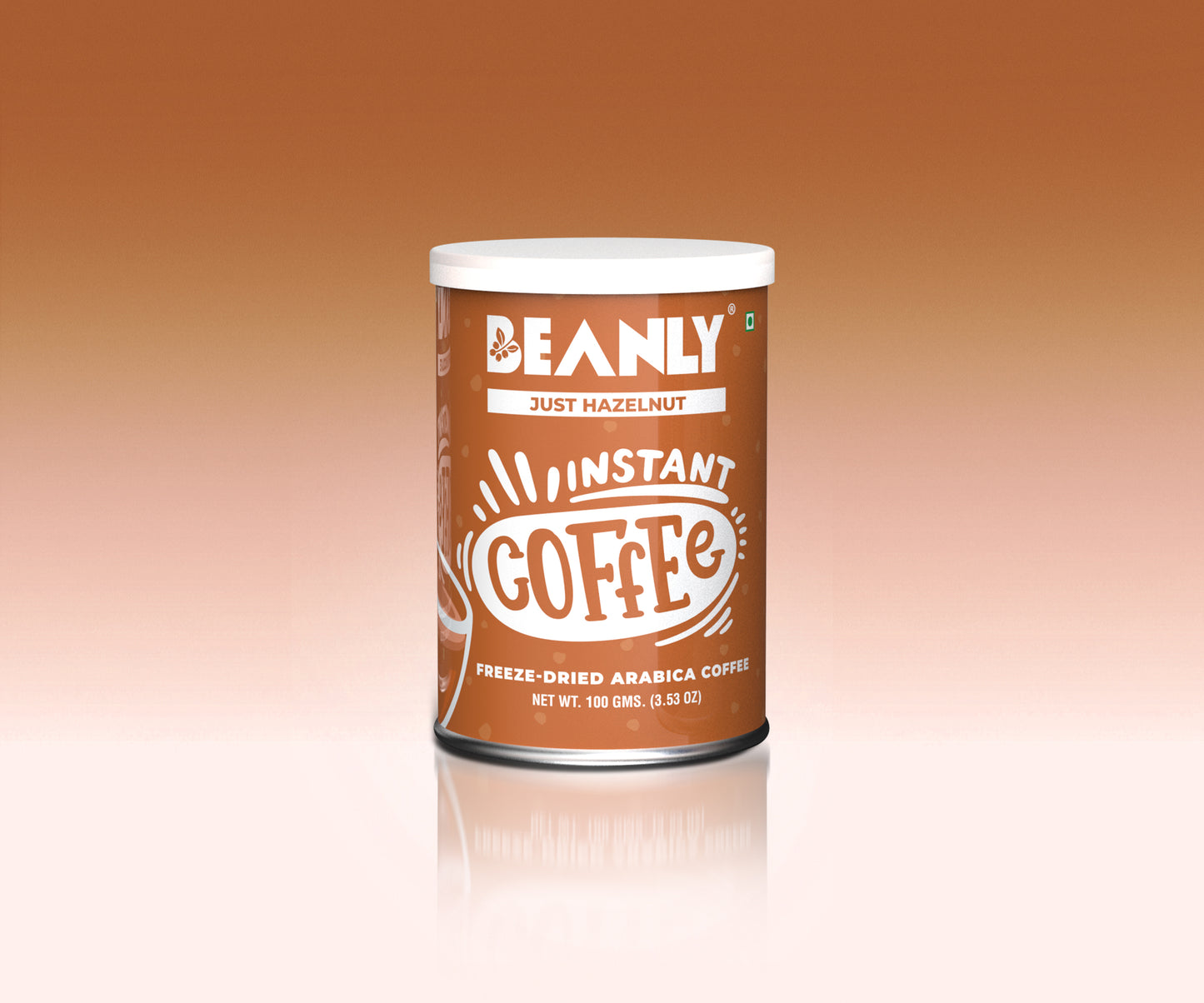 Just Hazelnut Instant Coffee 100g