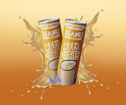 Hazelnut Cold Coffee Cans - Pack of 6