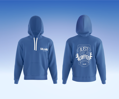 Just Great Coffee Hoodie (Blue)