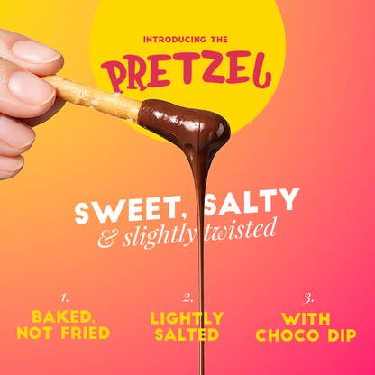 Choco Hazelnut Pretzel Dibs - Pack of 4