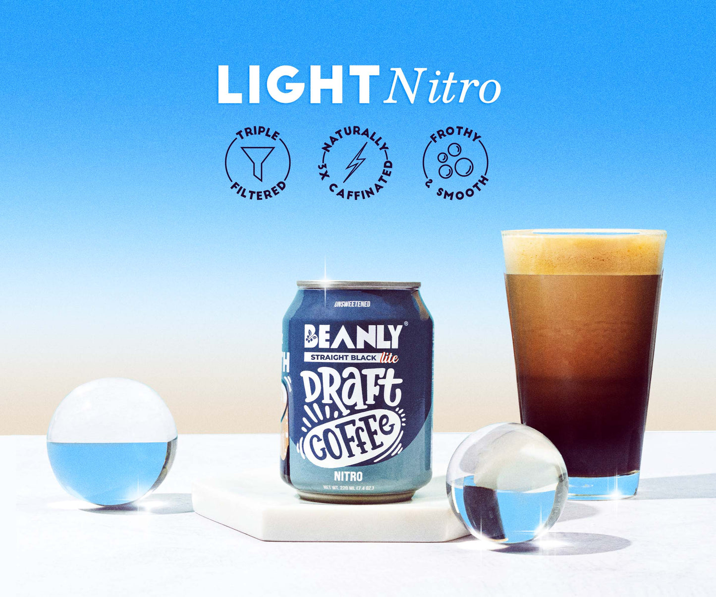 Lite Nitro Draft Coffee  - Pack of 6